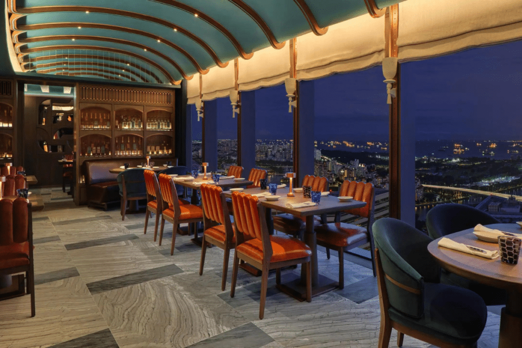 best rooftop dining restaurants Singapore