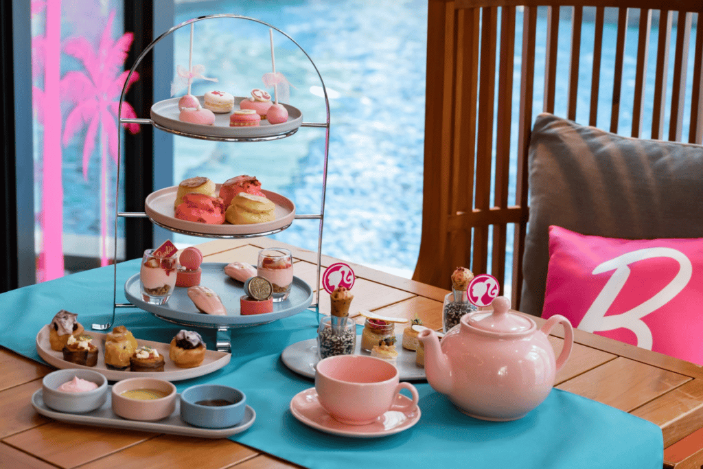 Barbie Staycation from Singapore afternoon tea