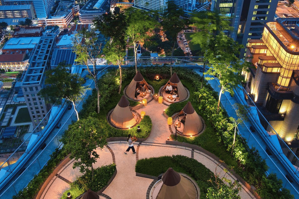 Mr Stork Rooftop Bar In Singapore instagrammable