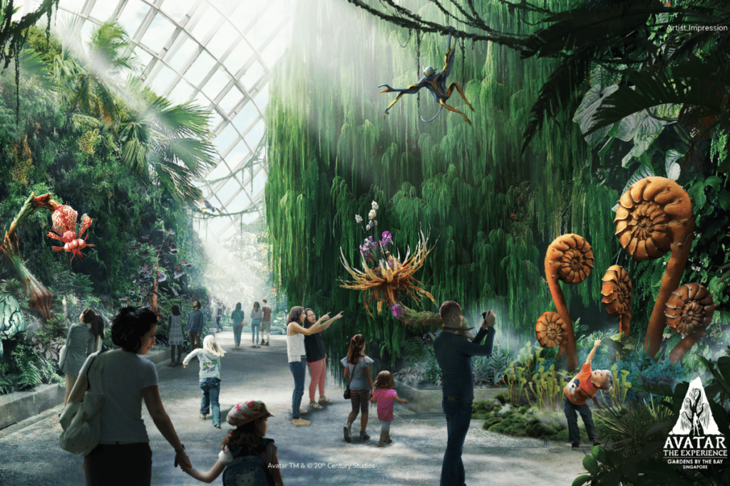 Cloud Forest Avatar Experience Singapore Gardens By The Bay