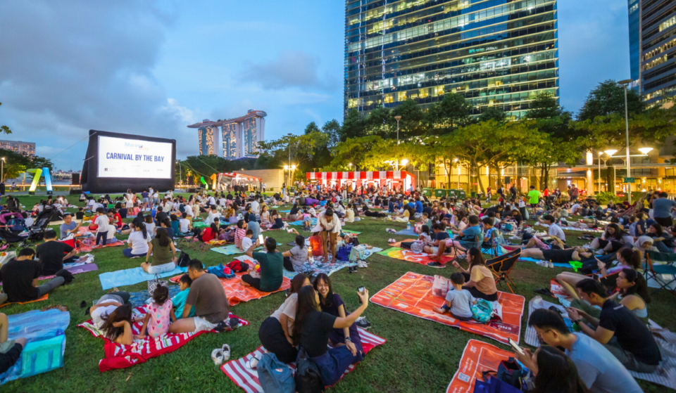 A Free Outdoor Movie Carnival Is Returning To Marina Bay This Weekend