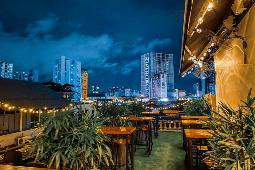 new rooftop garden bar Barouv Singapore