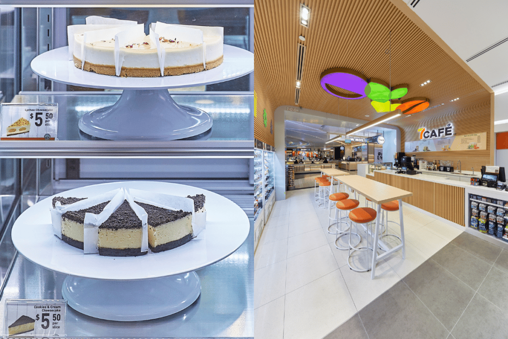 7-eleven cheesecakes at cafe in Singapore