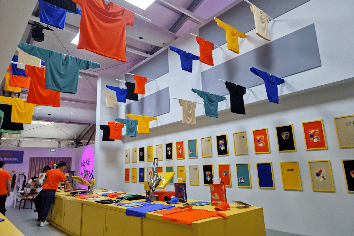 Make Your own T-shirt at 29Rooms Singapore