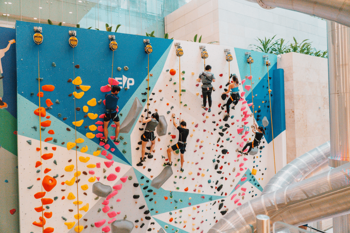 Changi Airport climbing wall things to do September 2023
