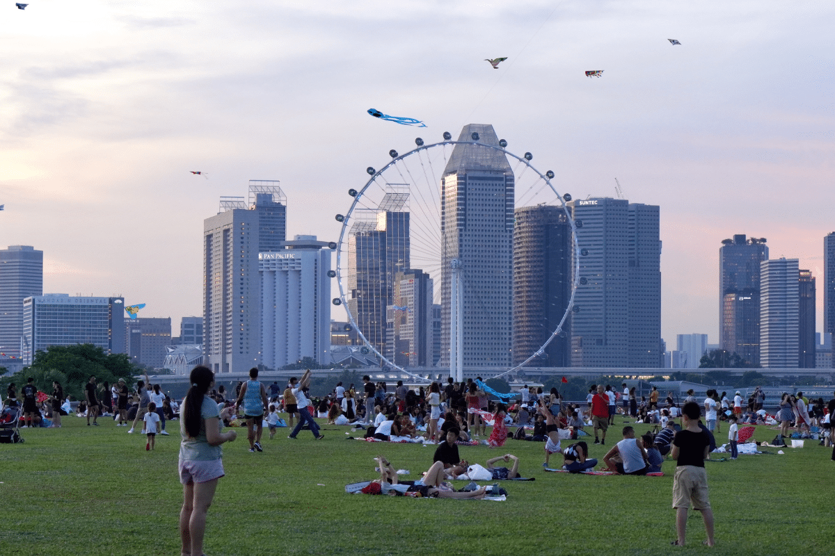 picnics at Marina Barrage in Singapore
