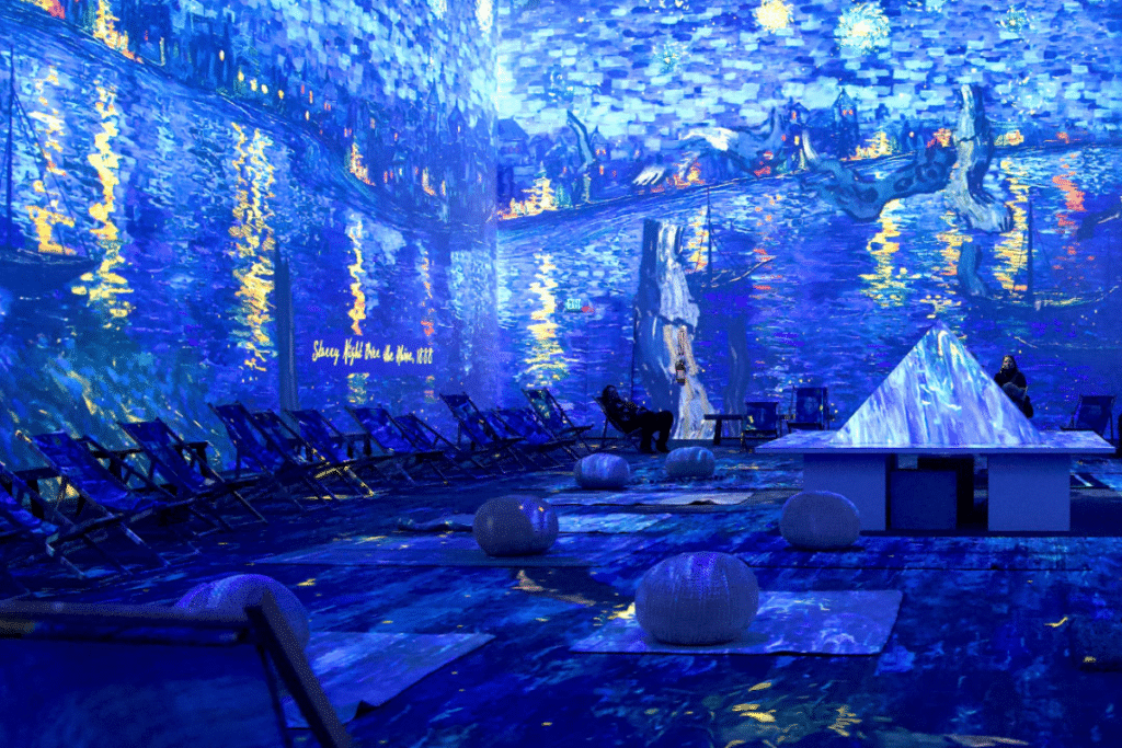 A room at the Van Gogh: The Immersive Experience