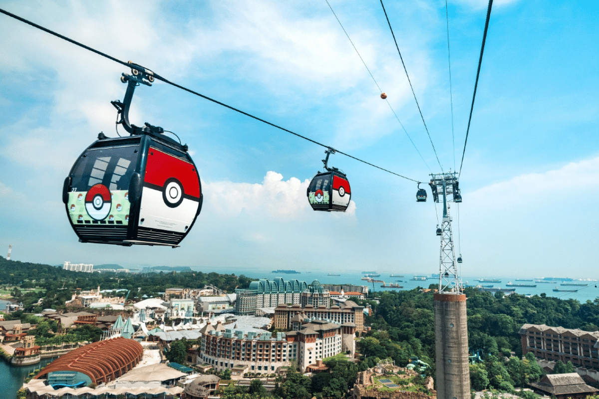 Pokémon Cable Car at Mount Faber Singapore