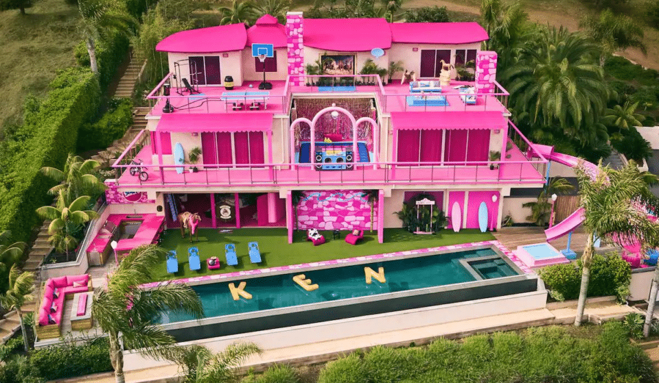 You Can Stay In The Real Life Pink Barbie Dreamhouse For Free This Month