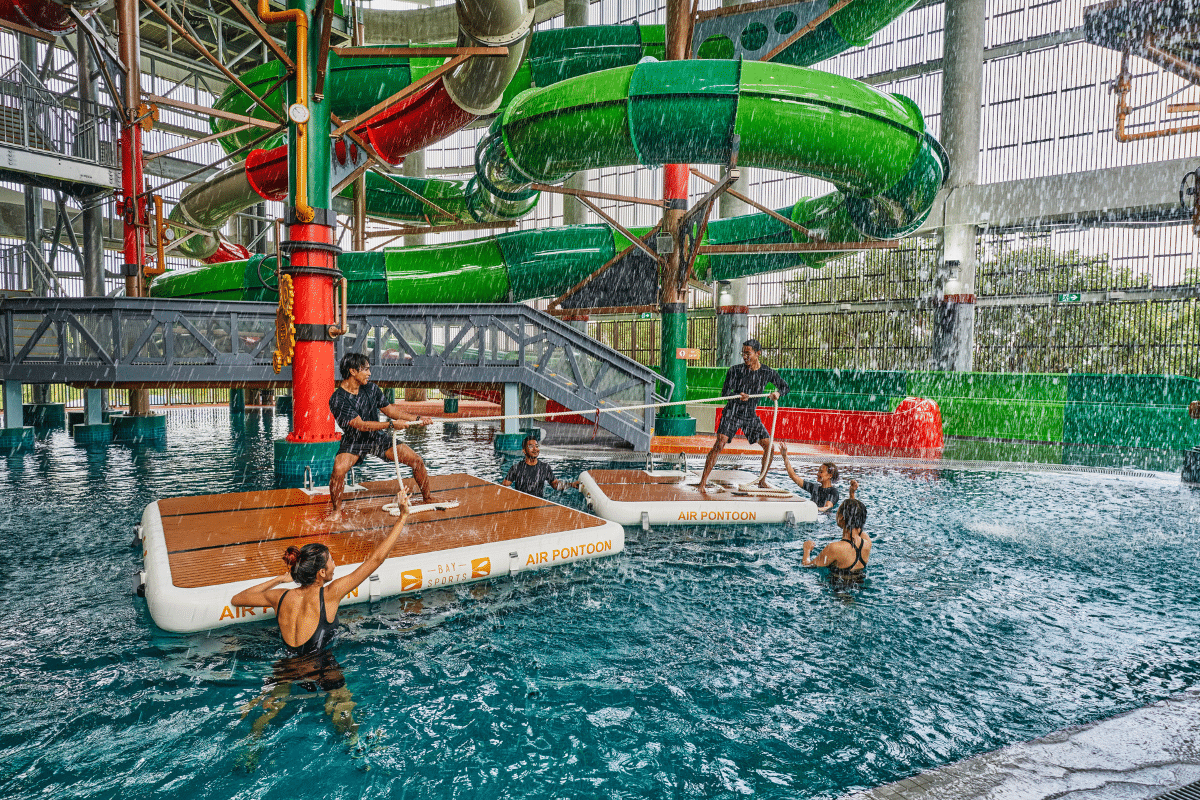 Singapore first all-weather indoor water park 