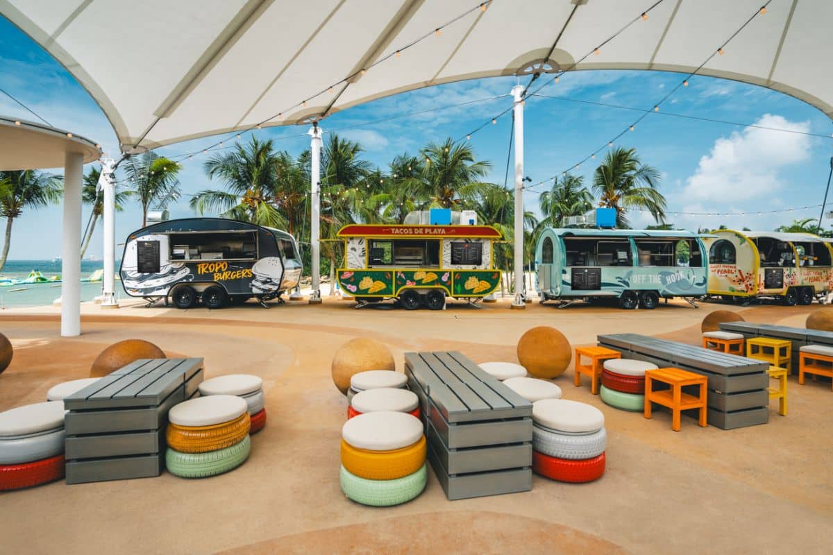 food trucks at new beach clubs 