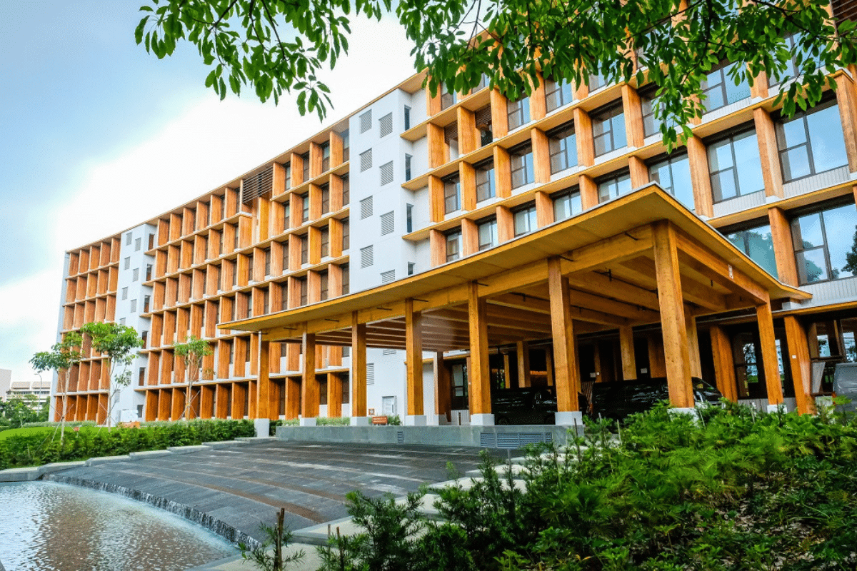 NTU Gaia Building is largest wooden building in Asia