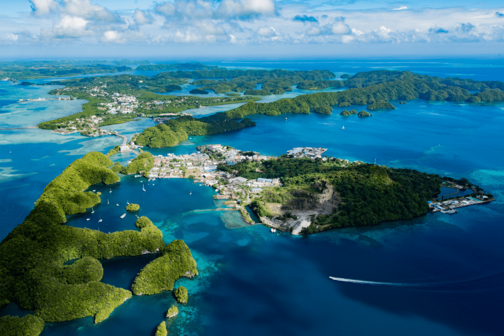 direct flights to Palau from Singapore first ones ever